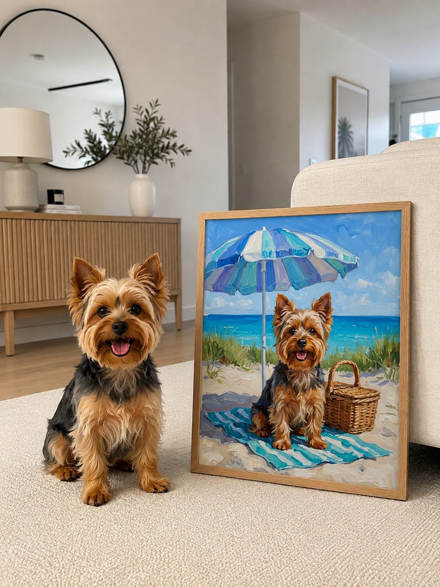 Hannah P.'s custom pet portrait