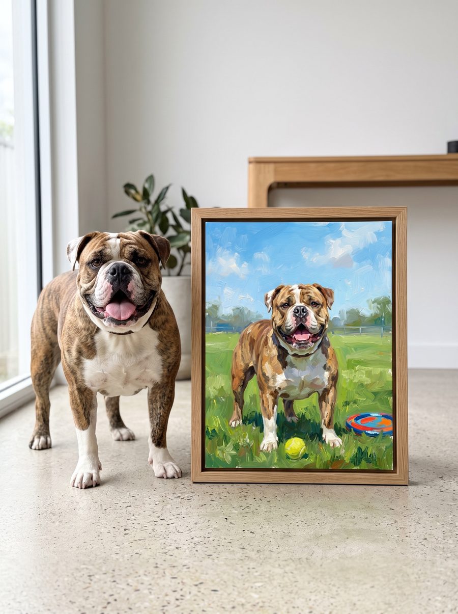 Isabella D.'s custom pet portrait