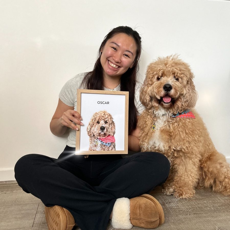 Mia H.'s custom pet portrait
