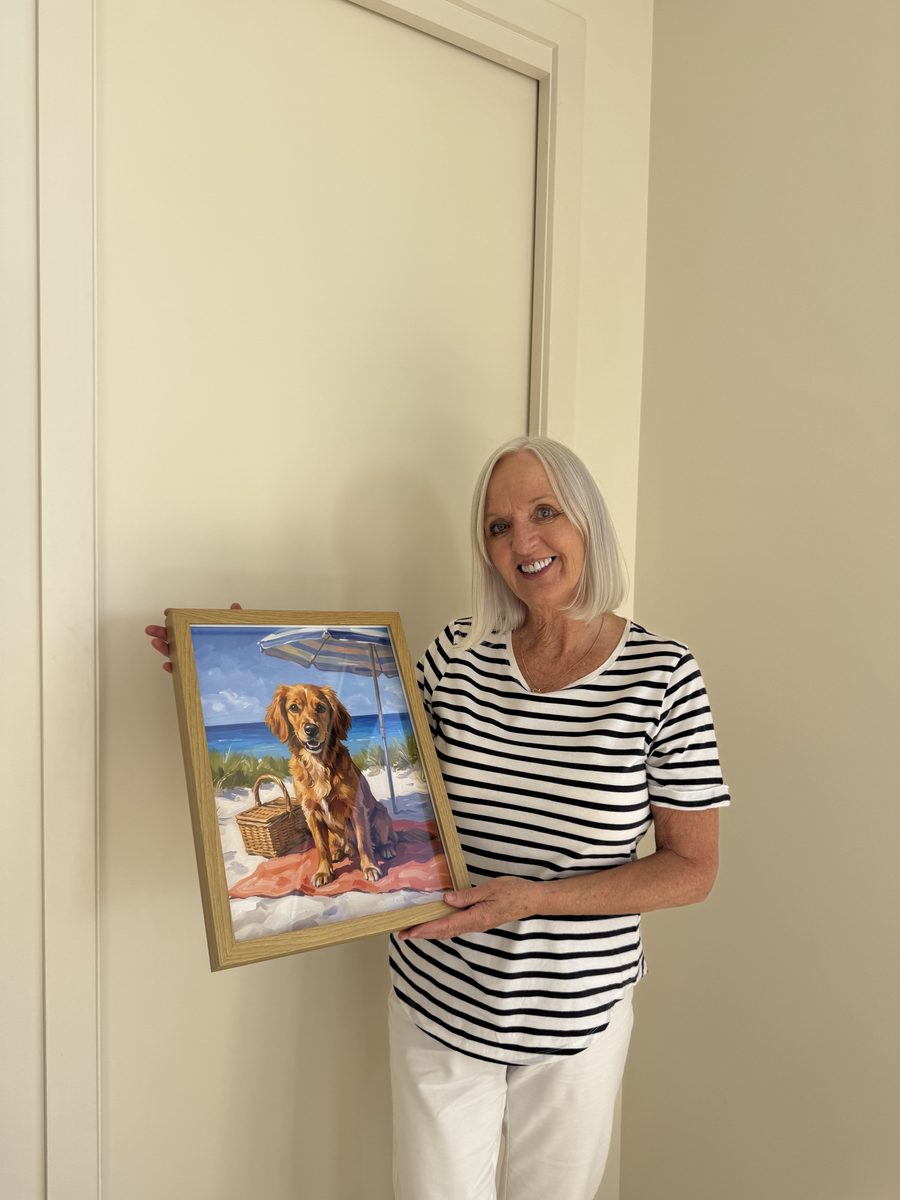 Sophie T.'s custom pet portrait